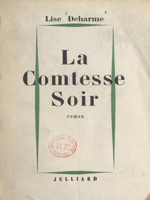 cover image of La Comtesse Soir